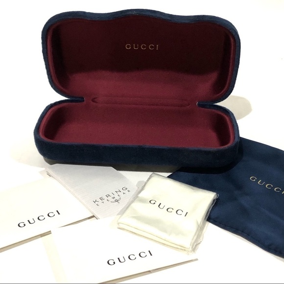 New & Authentic Gucci Round Oversized Lens Black GG023S Sunglasses main image 6